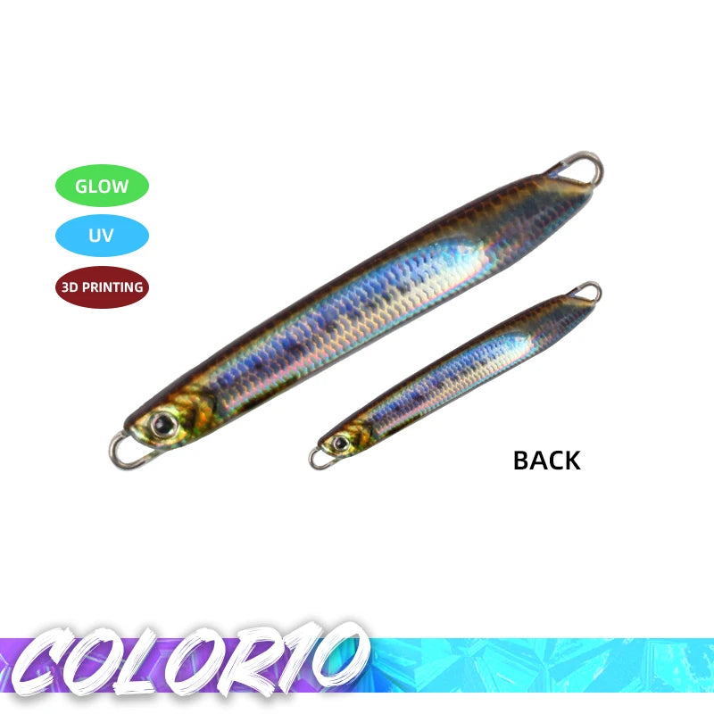 Magic Works New 2024 Fishing Metal Jig 15G 20G 30G Sea Fishing Lures Little Magic Jig Fishing Tackle Professional Fake Fish Jig