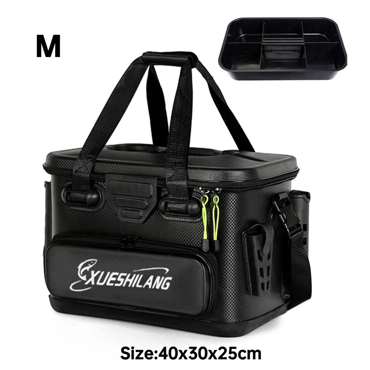 20/28L Portable Fishing Barrel Box EVA Fishing Bag Rod Bait Reel Fish Storage Bag Single Shoulder Bag Hook Lure Luya Handbag