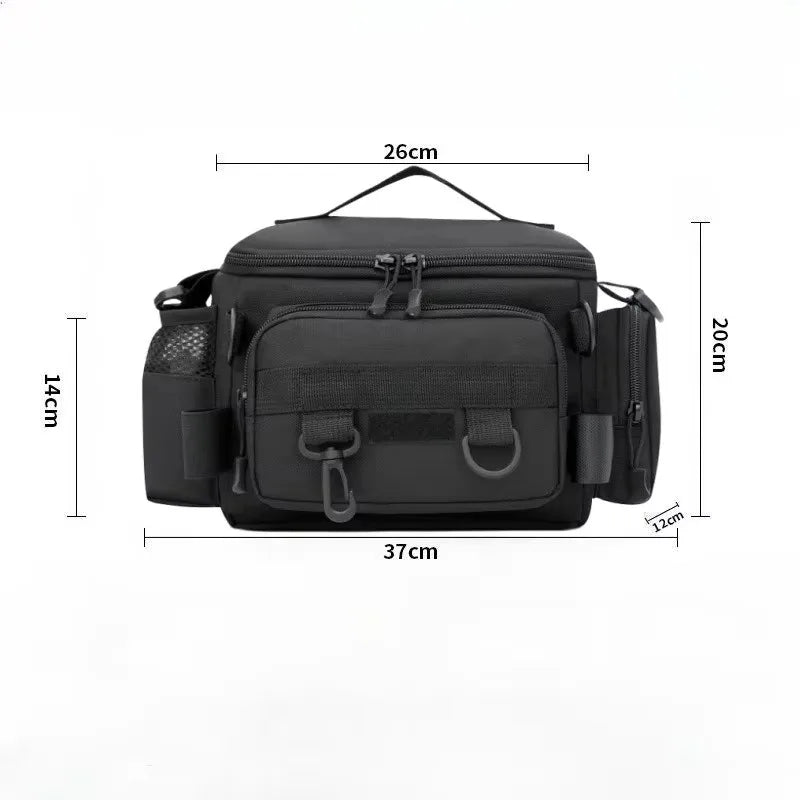 Luya Bag Double Shoulder Single Shoulder Back Waterproof Multi-functional Fishing Outdoor Equipment Fishing Gear Bag