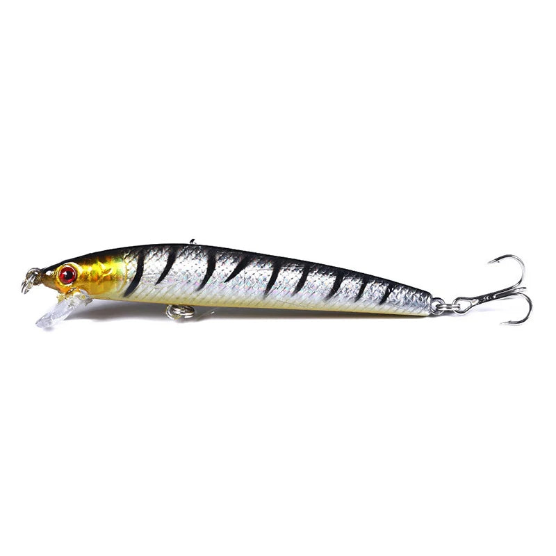 10/5Pcs Minnow Fishing Lures Floating Hard Bait 95mm 7g Artificial Bait Wobbler Crankbait Carp Perch Pesca Fishing Tackle