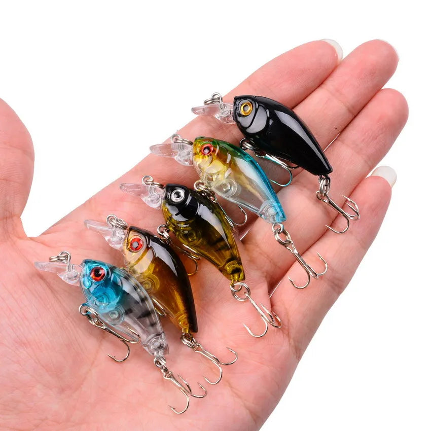 3/5/8Pcs Random Minnow Fishing Lure set High Quality Swimming Bait Wobble Bait Crankbait Artificial Bait