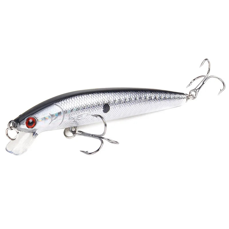 1 PCS 9g/10cm Fishing Lures Minnow Wobbler Floating Bass Trolling Artificial Hard Bait Crankbait Carp Pesca Fishing Tackle