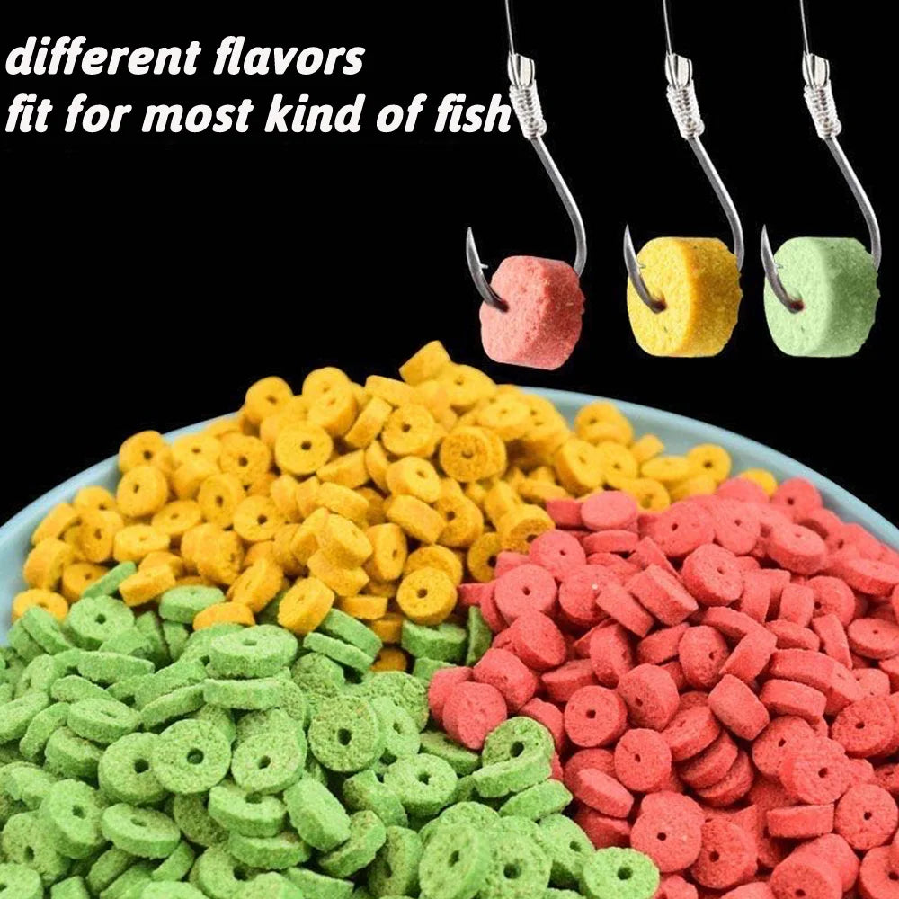 Fishing Feed Attractant Hollow Granular Lure Nutrition Food Fishy Flavor Scent Pesca Carp Atomization Fiber Bite Hook Soft Bait