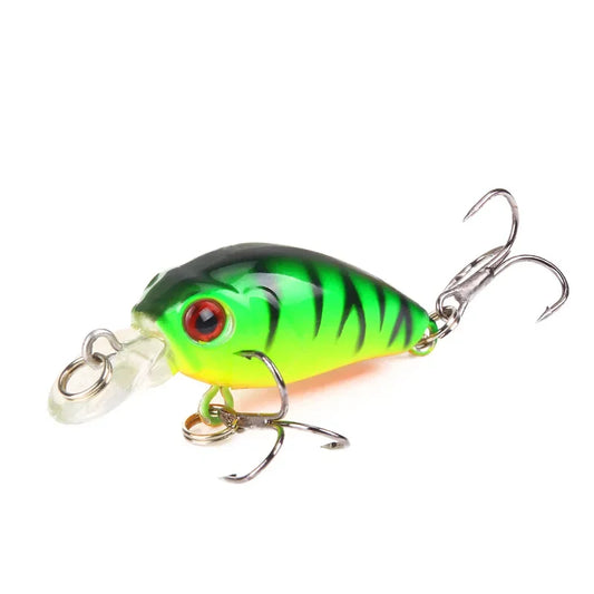 1 PCS Minnow Fishing Lure 45mm 3.8g Crankbait Hard Bait Topwater Artificial Wobbler Bass Japan Fly Fishing Accessories