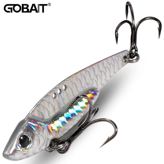 Spinner Spoon Metal Jig Bait 7g 10g 16g 20g VIB Sinking Blade Spinning Treble Hook Spinnerbait Pesca Pike Carp Sea Fishing Lure