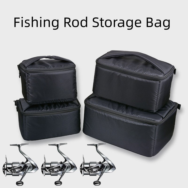 4 Sizes Multifunctional Fishing Bag Oxford Fishing Reel Lure Gear Storage Case Outdoor Carp Fishing Tackle