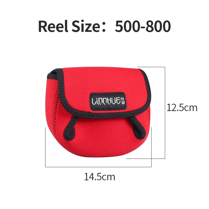 LINNHUE Portable Fishing Reel Bag Pouch Bag Waterproof Protective Case Cover For Spinning Reel Baitcasting Reel Drum Storage Bag