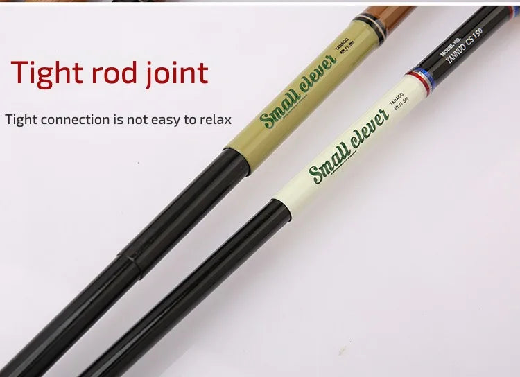 1.2M 1.5M 1.8M Fishing Rod Ultra-Short Section Shrinkage 23cm Super Light and Super Hard Carbon Pole Rod Pocket Mini Rod