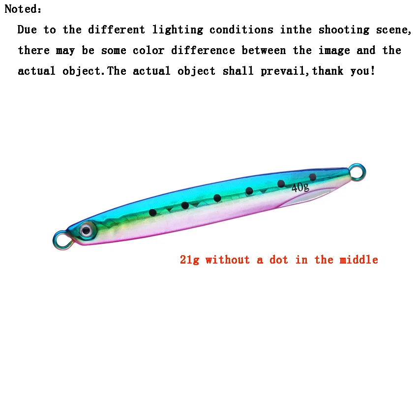 Jig Shore Jigging Spoon Casting Drag 7G 10G 14G 17G 21G 30G 40G SeaBass Lure Artificial Bait Fishing Gear