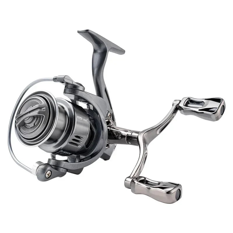 VWVIVIDWORLD 2500-6000 Series，5.2:1Gear Ratio, 8KG Max Drag, CNC Metal Doublel Rocker,Spinning Fishing Reel,For Freshwater Saltw