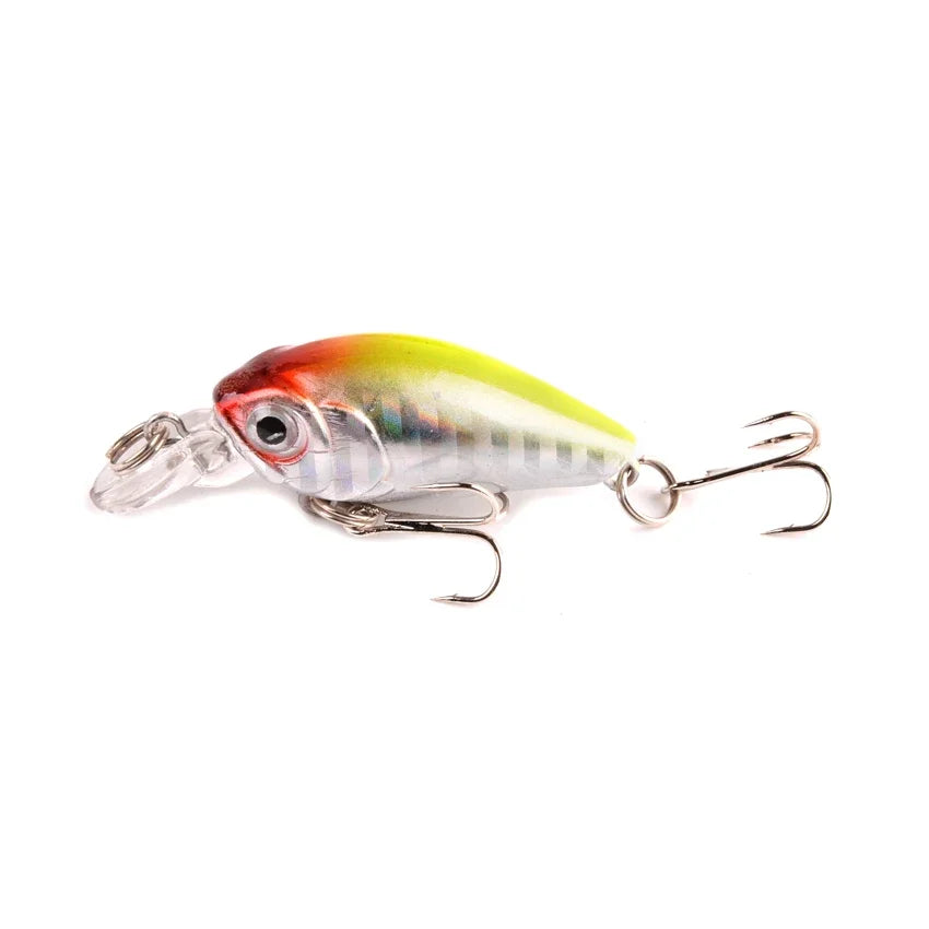 1 PCS Minnow Fishing Lure 45mm 3.8g Crankbait Hard Bait Topwater Artificial Wobbler Bass Japan Fly Fishing Accessories