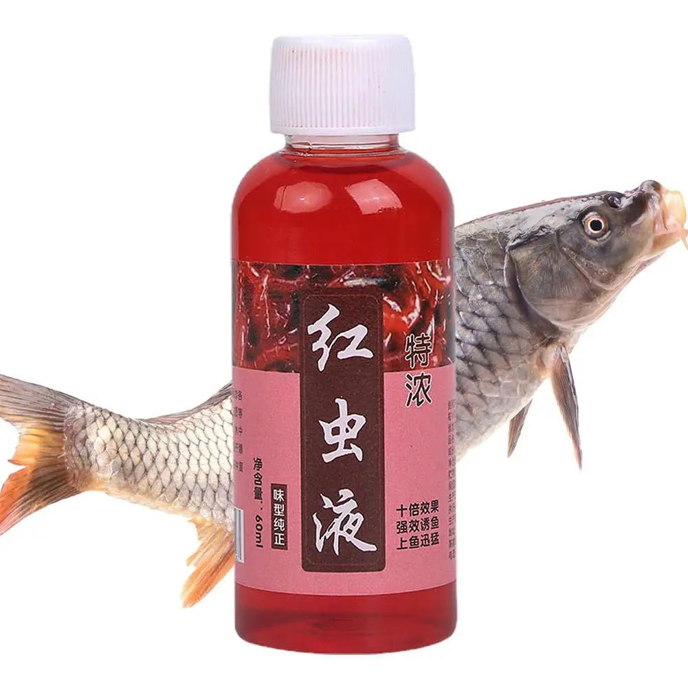 Strong Fish Attractant 100ml Concentrated Worm Extract Red Liquid For Fishing Fish Bait High Concentration Fish Bite Activa S8Y8