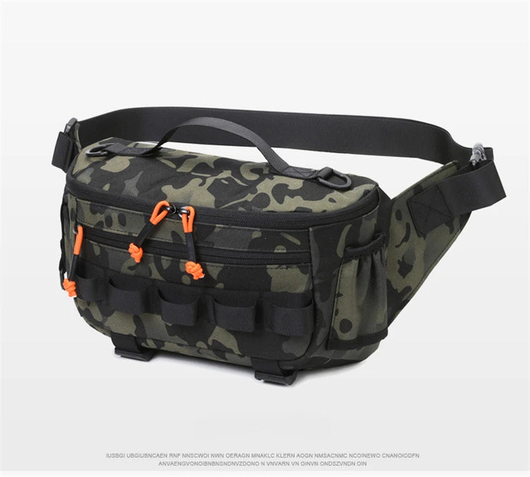 Fishing Chest Waist Bag Tactical Outdoor Travel Sports EDC Fishing Lure Bags Hunting Camping Hiking Cycling Pack Molle Pouch