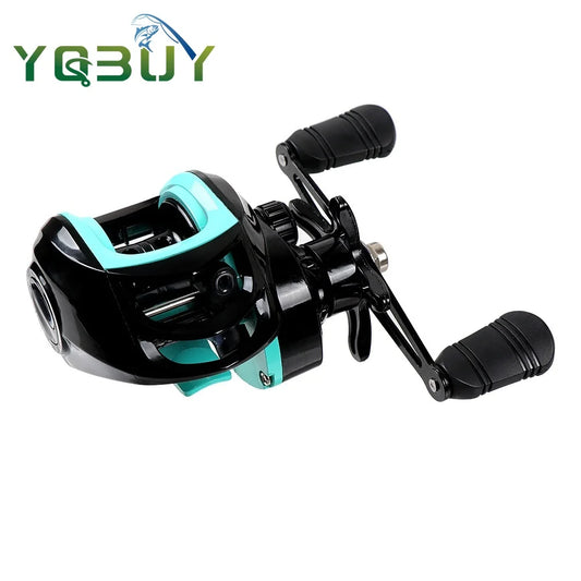 Fishing Reel Lightweight Baitcasting Reel 10kg Carbon Fiber Drag with High Speed 7.2:1 Gear Ratio Baitcaster Reels