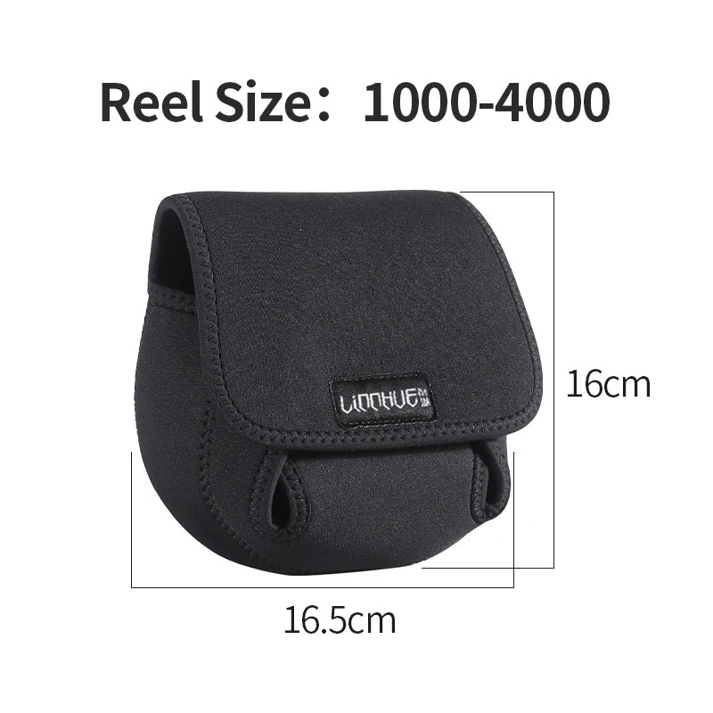 LINNHUE Portable Fishing Reel Bag Pouch Bag Waterproof Protective Case Cover For Spinning Reel Baitcasting Reel Drum Storage Bag