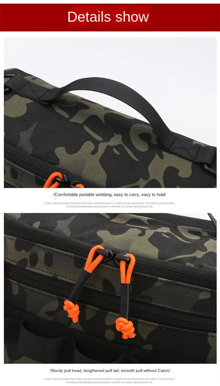 Fishing Chest Waist Bag Tactical Outdoor Travel Sports EDC Fishing Lure Bags Hunting Camping Hiking Cycling Pack Molle Pouch