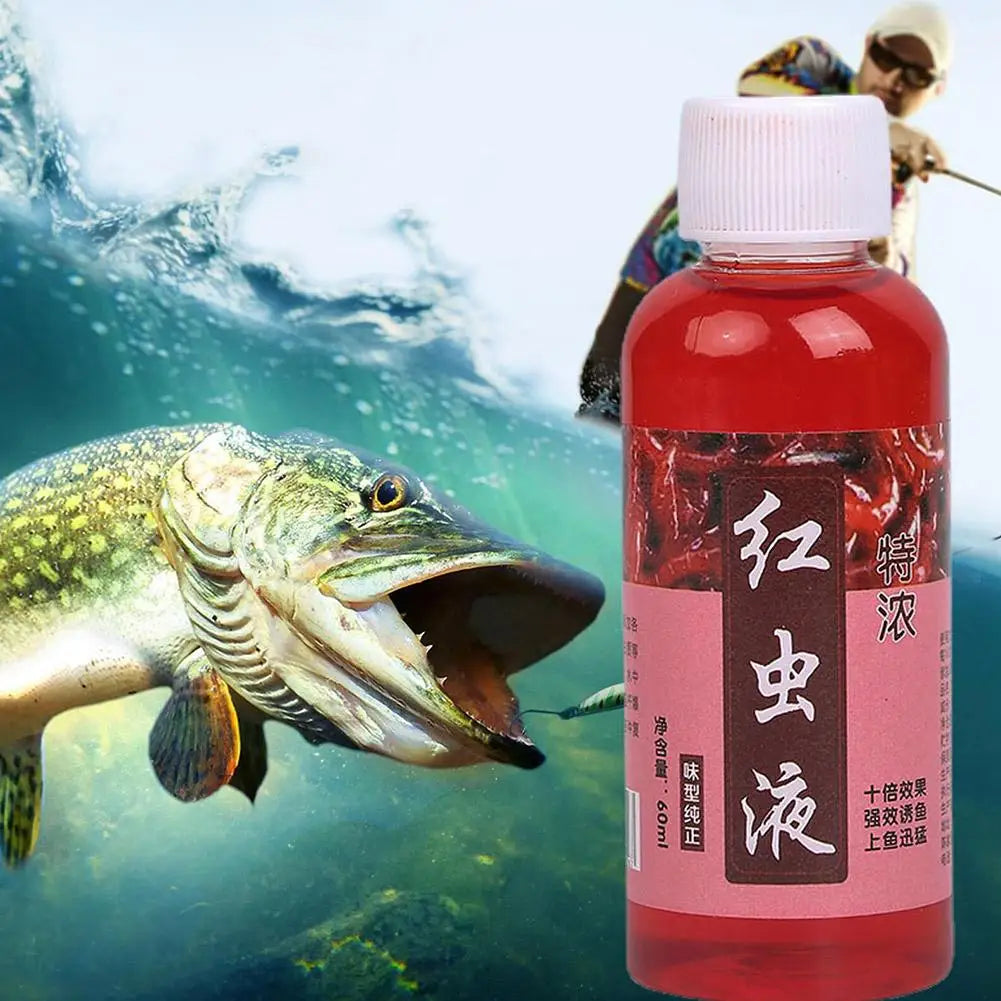 Strong Fish Attractant 100ml Concentrated Worm Extract Red Liquid For Fishing Fish Bait High Concentration Fish Bite Activa S8Y8