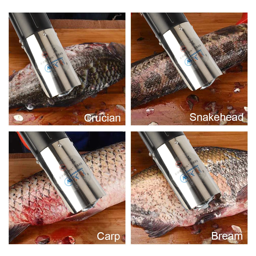 NICEYARD 6000 RPM EU Plug Kitchen Tools Fish Scale Planer Seafood Tools Electric Fish Scaler Fishing Scalers Scraper