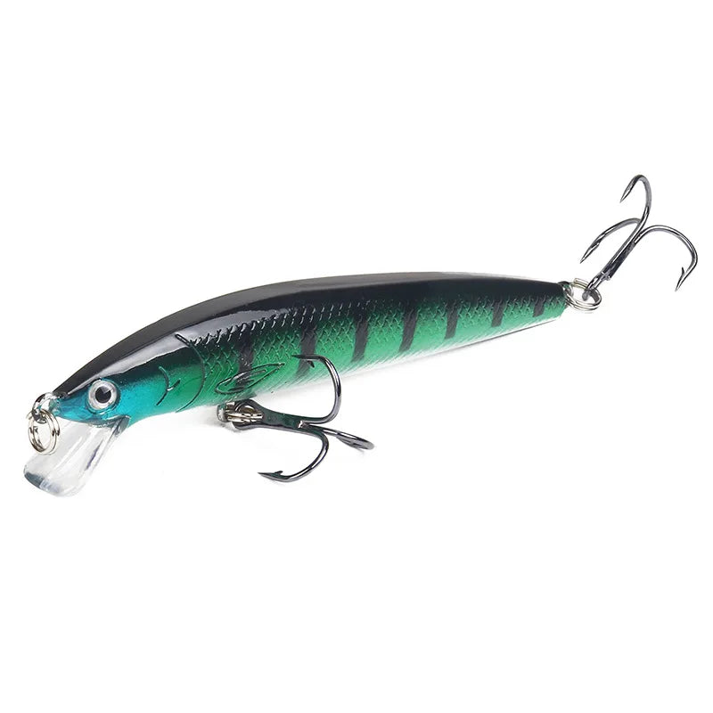 1 PCS 9g/10cm Fishing Lures Minnow Wobbler Floating Bass Trolling Artificial Hard Bait Crankbait Carp Pesca Fishing Tackle