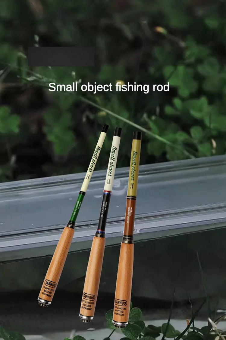 1.2M 1.5M 1.8M Fishing Rod Ultra-Short Section Shrinkage 23cm Super Light and Super Hard Carbon Pole Rod Pocket Mini Rod