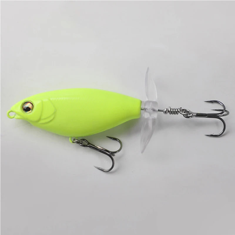 Rotating Bait, Double Snail Design, Artificial Bait, Hard Bait 6g 11g Bait, Fishing Bass Mandarin Fish Tail Spinner Sea Fishing