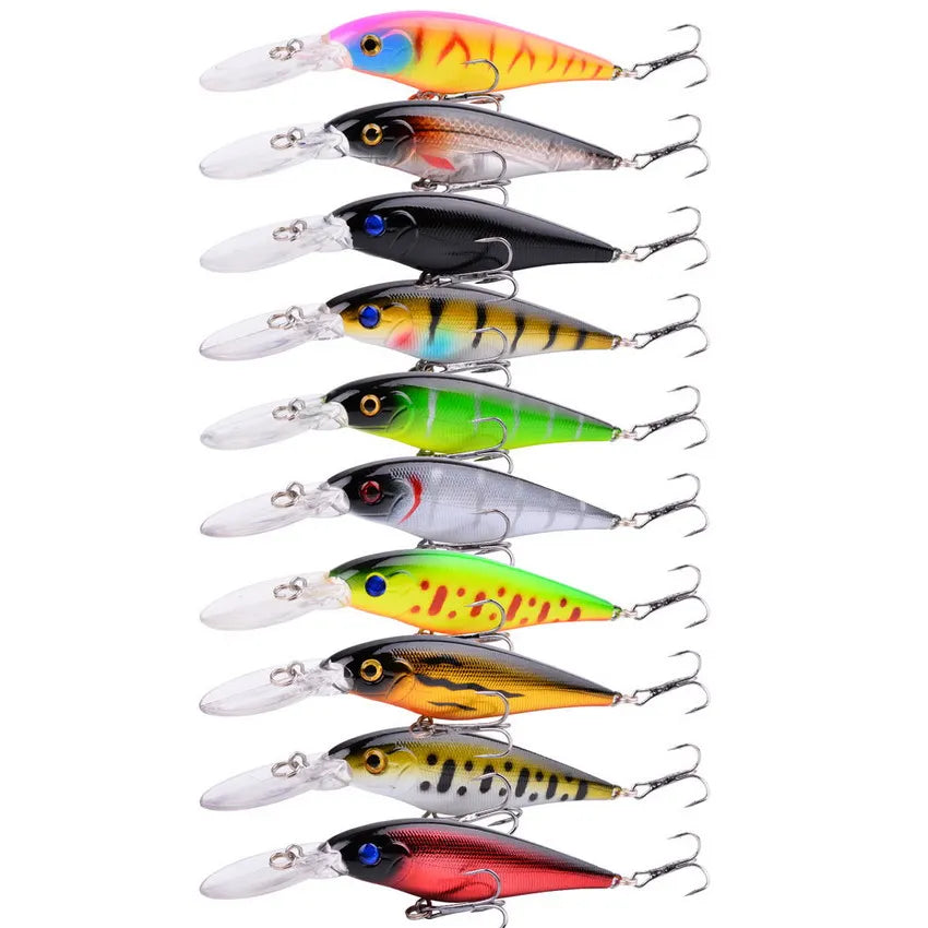 3/5/8Pcs Random Minnow Fishing Lure set High Quality Swimming Bait Wobble Bait Crankbait Artificial Bait