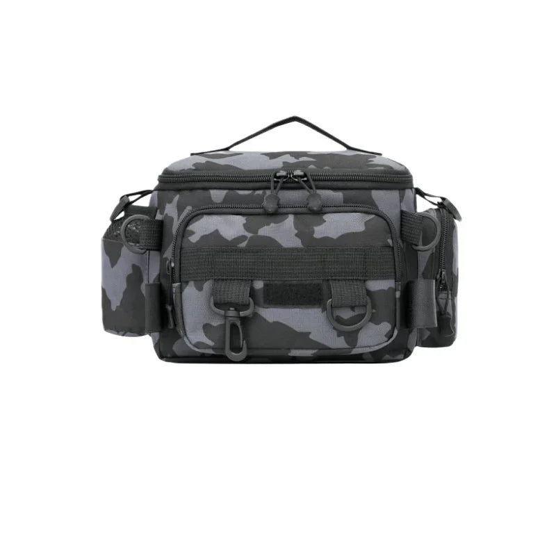 Fishing tackle, shoulder bag, storage bag, portable fishing rod holder, outdoor sports bag, flying fishing