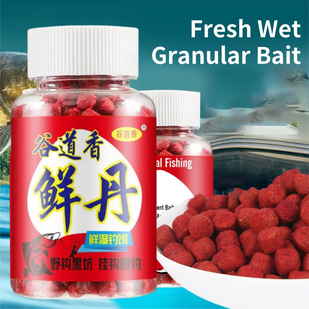 Fresh Wet Granular Bait High Protein Fish Attractant Concentrated Fish Bait Universal Fishy Smell Bait Balls Fishing Accessories