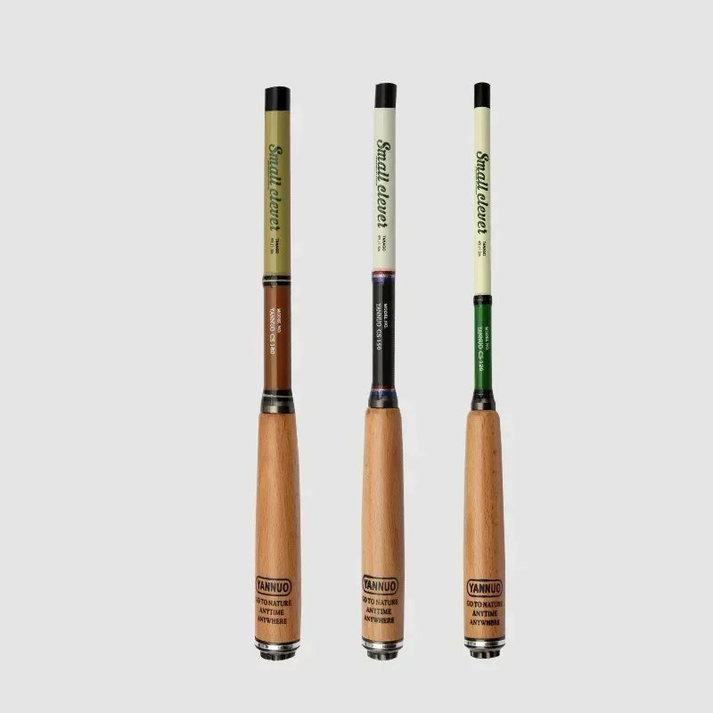 1.2M 1.5M 1.8M Fishing Rod Ultra-Short Section Shrinkage 23cm Super Light and Super Hard Carbon Pole Rod Pocket Mini Rod