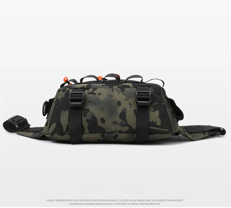 Fishing Chest Waist Bag Tactical Outdoor Travel Sports EDC Fishing Lure Bags Hunting Camping Hiking Cycling Pack Molle Pouch