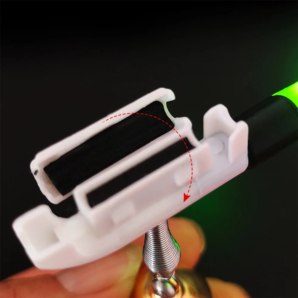 Fishing Light Stick Clip Rod Bell Luminous LED CR425 3.6V Battery USB Charge Tackle Night Bright Fish Bite Alarm Flash Lamp. Night fishing